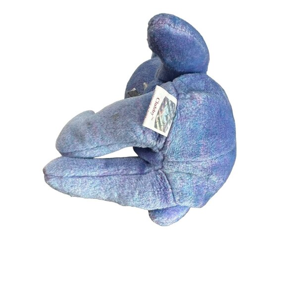 Clubby II 7th Gen Jingle TY‎ Beanie Baby Light Blue Bear Plush No Chest Button - Picture 6 of 9